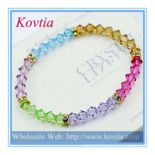 Fine jewelry crystal avenue wholesale jewelry crystal bead bracelet friendship bracelets leather